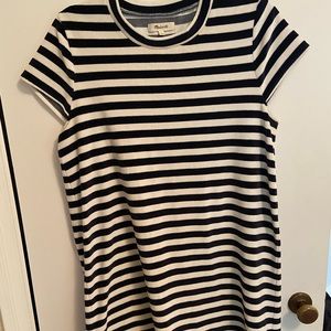Madewell velvet shift dress